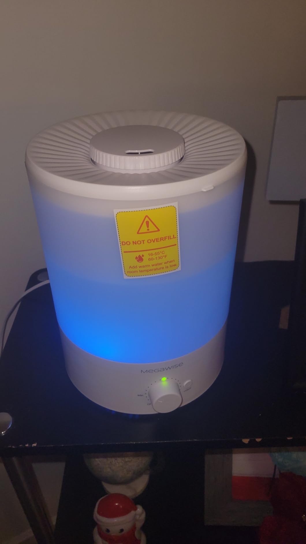 MegaWise Ultrasonic Cool Mist Humidifier SK7620 - 1.5L Capacity, Whisper-Quiet Operation, Adjustable Mist Output, Auto Shut-Off customer photo 2