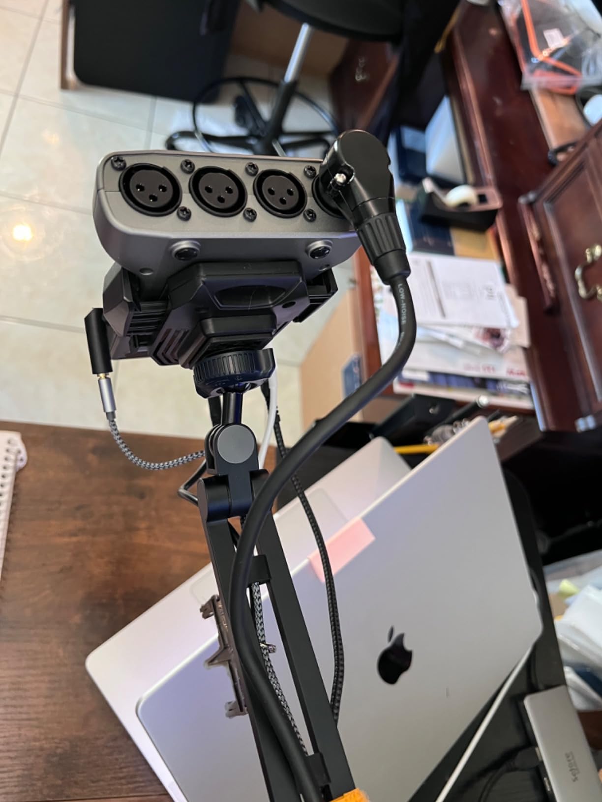 Zoom PodTrak P4 Podcast Recorder with 4 XLR Mic Inputs, 4 Headphone Outputs, Phone & USB Input for Remote Interviews, Sound Pads, 2-In/2-Out USB Audio Interface, Battery Powered customer photo 2