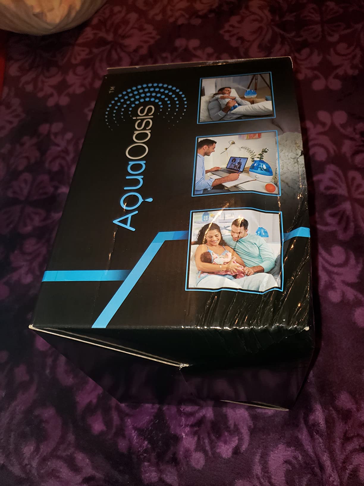 AquaOasis Cool Mist Humidifier (2.2L Water Tank) Quiet Ultrasonic Humidifiers for Bedroom & Large Room - 360 Rotation Nozzle, Auto-Shut Off customer photo 2