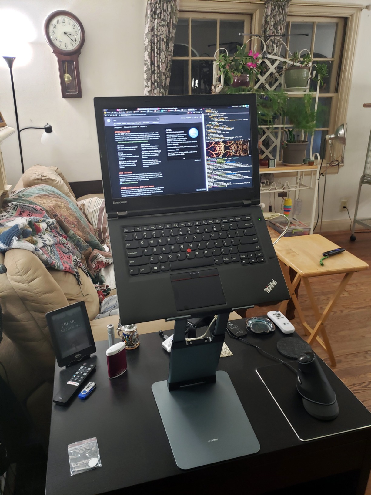 Lifelong Ergonomic Adjustable Laptop Stand for Desk - Height Up to 20