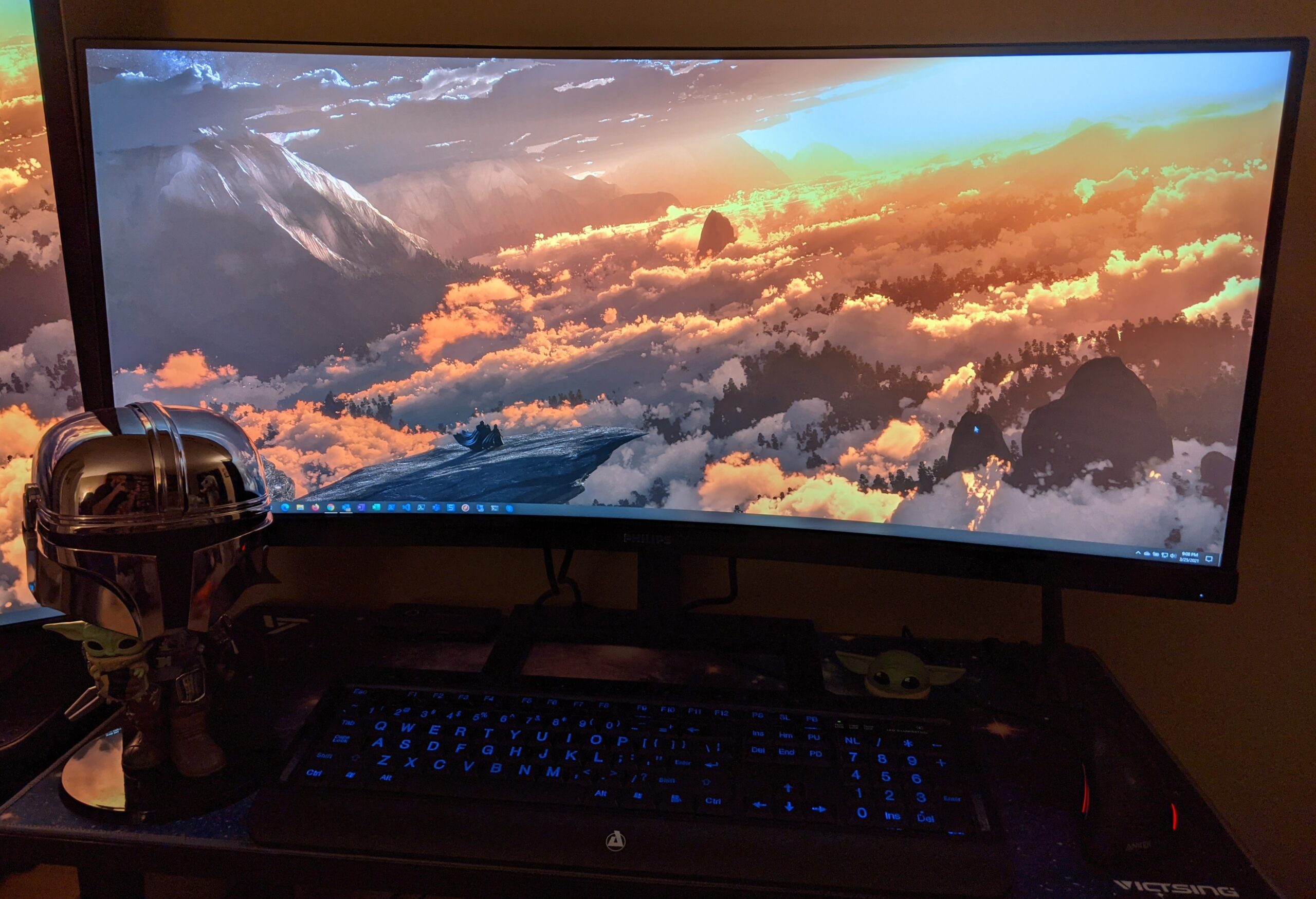 Philips 346E2CUAE 34'' Curved Frameless UltraWide QHD 3440x1440, 100Hz 1ms MPRT, sRGB 121%, USB-C Charging, MultiView PIP/PBP, Height Adjustable, 4Yr Advance Replacement customer photo 1