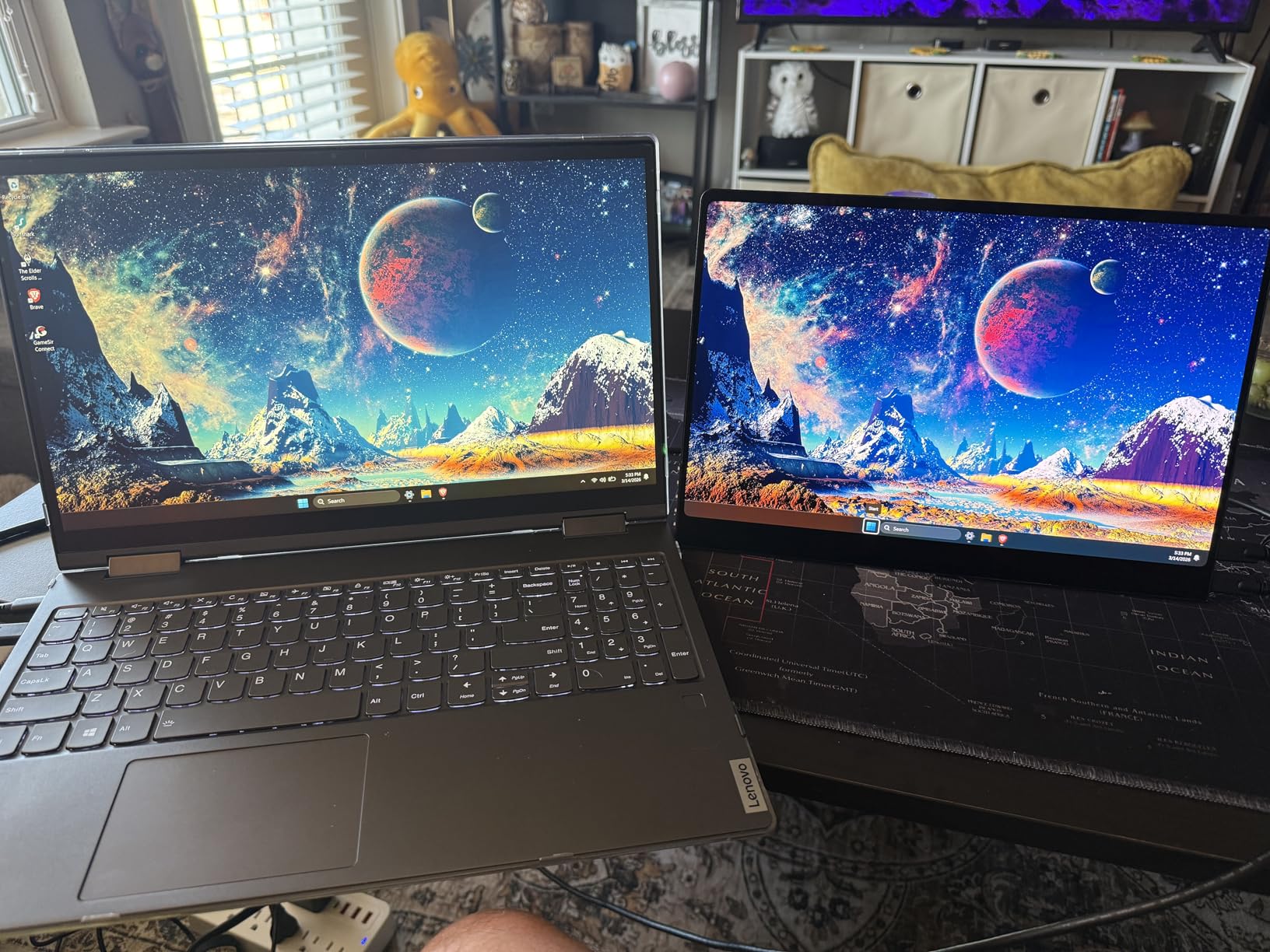 UPERFECT True 4K Portable Monitor QLED, 15.6