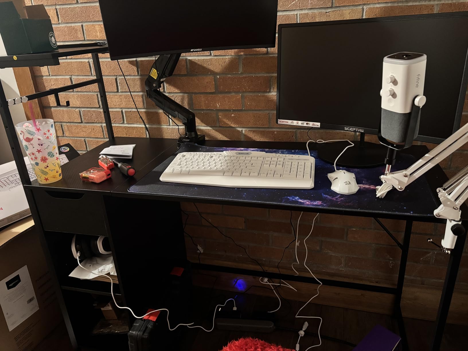 Canjoy Gaming Mouse Pad, 31.5x15.7inch Large Extended Mousepad Big Computer Desk Mat for Keyboard and Mouse Full Desk Mouse Mat with Non-Slip & Rubber Base customer photo 2