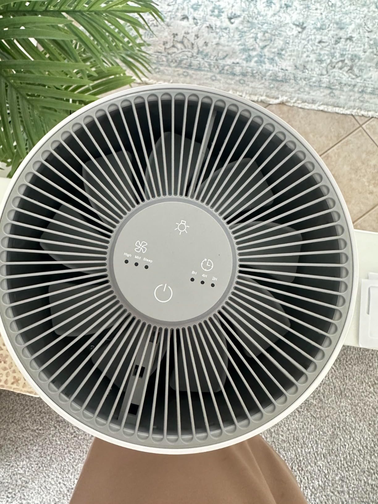 Afloia Air Purifiers for Home Bedroom Large Room Up to 1076 Ft, 3-Stage Filter Cleaner Odor Eliminator, Remove Pets Dust Dander Hair Allergy Mold Pollen Smoke Smell, Quiet 22 dB, 7 Colors Night Light customer photo 2