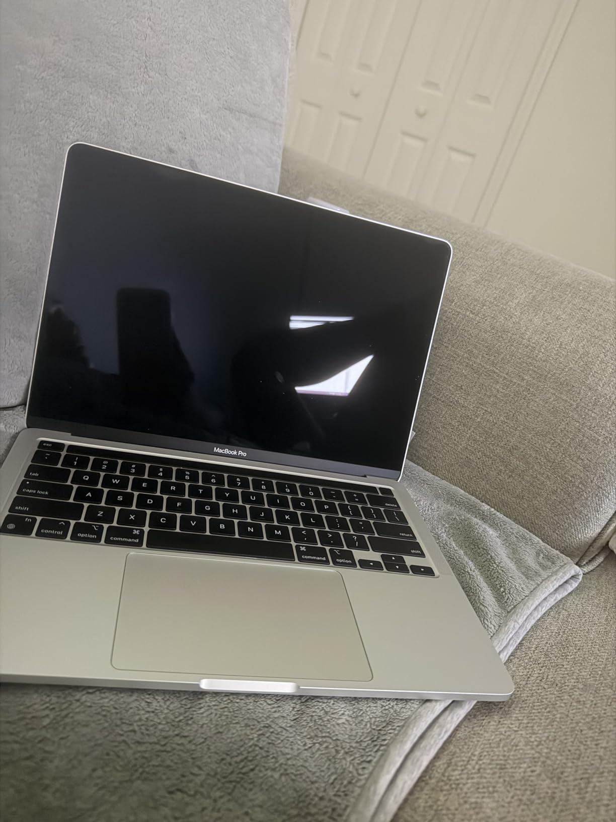 Apple 2020 MacBook Pro with M1 Chip, 13-inch, 8GB RAM, 256GB SSD, Silver (Renewed) customer photo 1