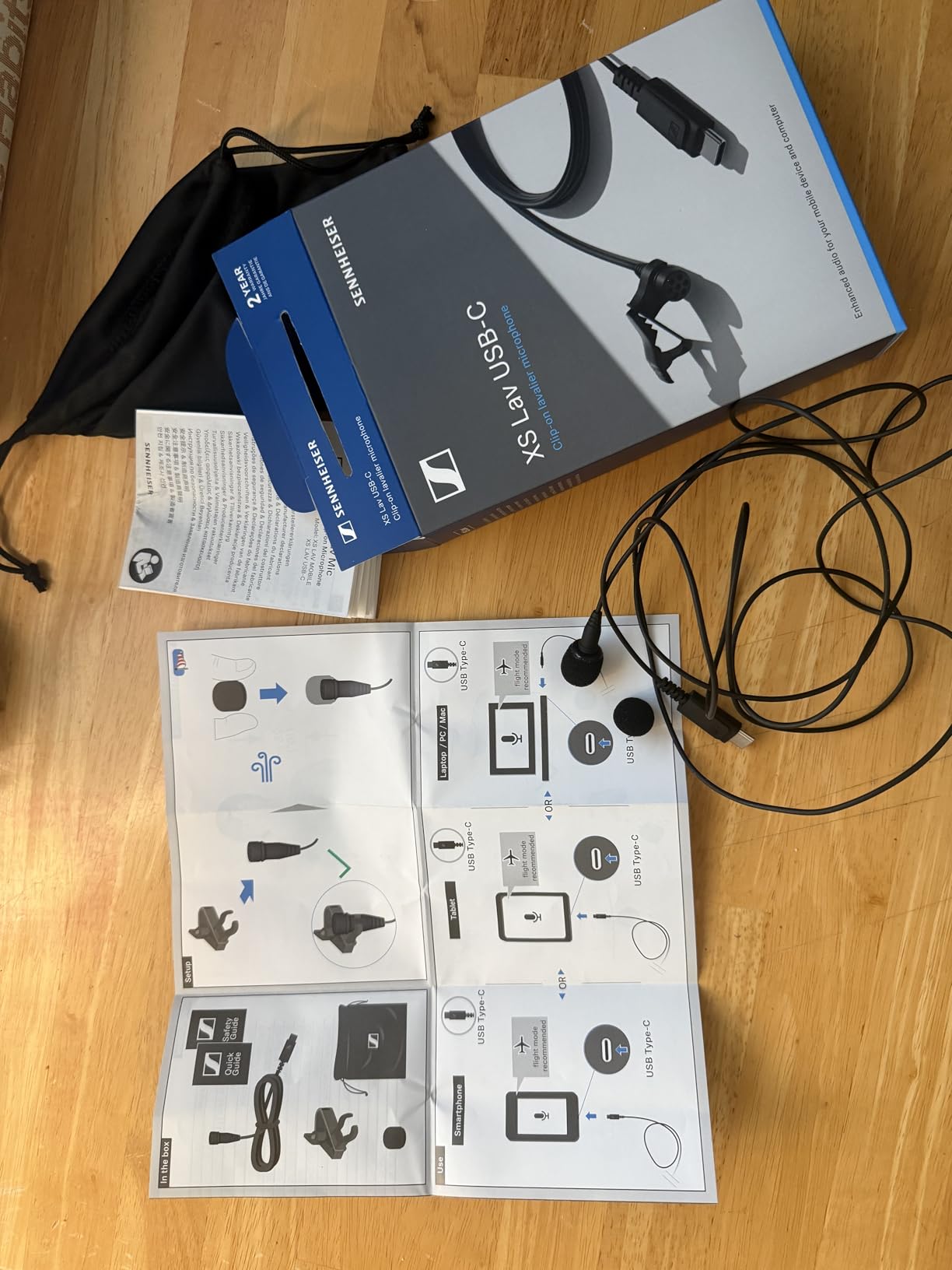 Sennheiser Pro Audio Condenser Microphone, XS Lav USB-C (509261),Black customer photo 1