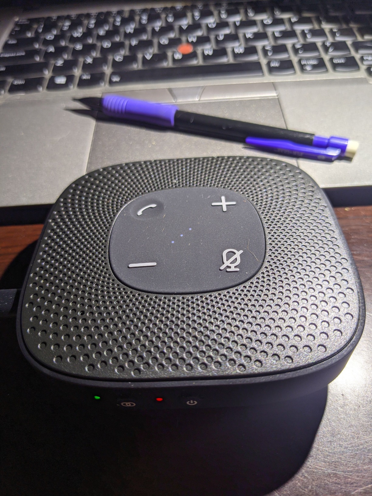 Cyber Acoustics Conference Speakerphone (SP-2000) - USB and Bluetooth, Advanced DSP with 360 Degree Noise Cancelling Microphone with 3m Range, 66 Ft BT Wireless Range customer photo 1
