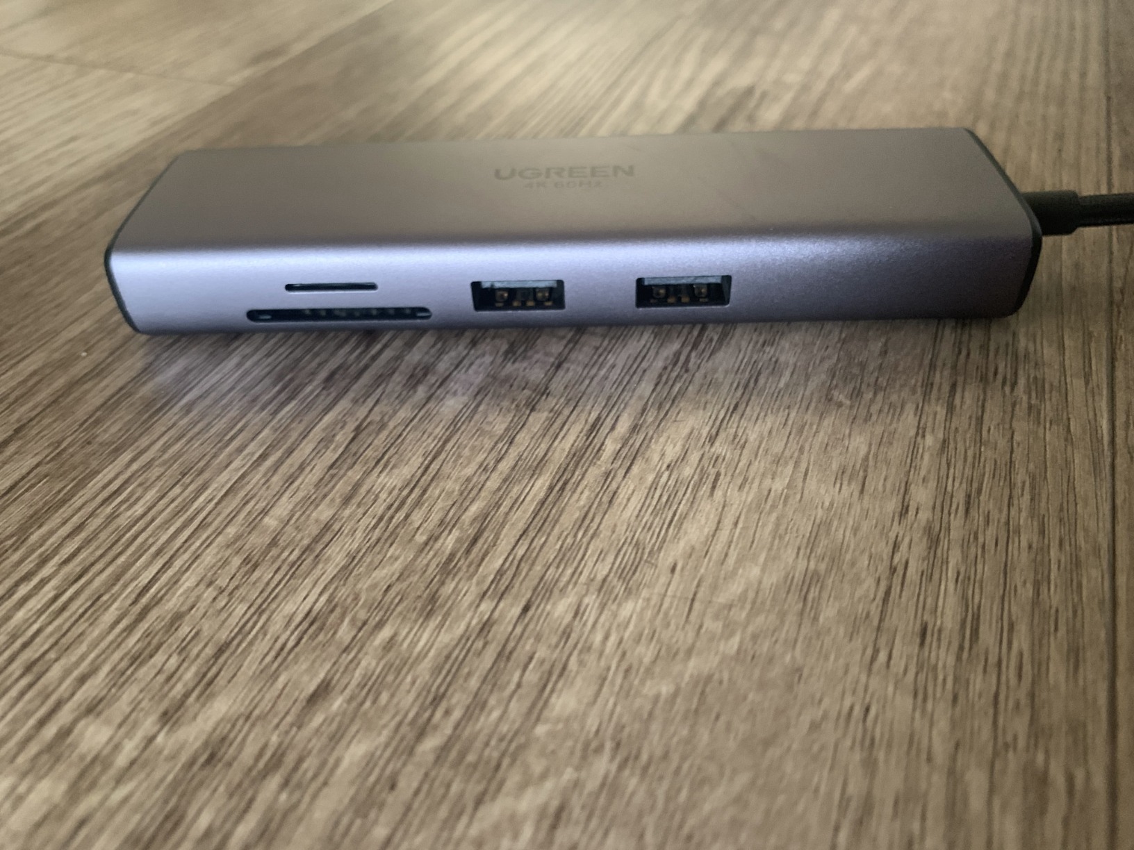 UGREEN Revodok 7 in 1 USB C Hub Gigabit Ethernet Adapter 4K@60Hz HDMI, 100W PD Charging, USB A Data Ports, SD/TF Card Reader Compatible with Mac M1, M2, M3, iPad, iPhone 15 Pro/Pro Max, Steam Deck customer photo 1