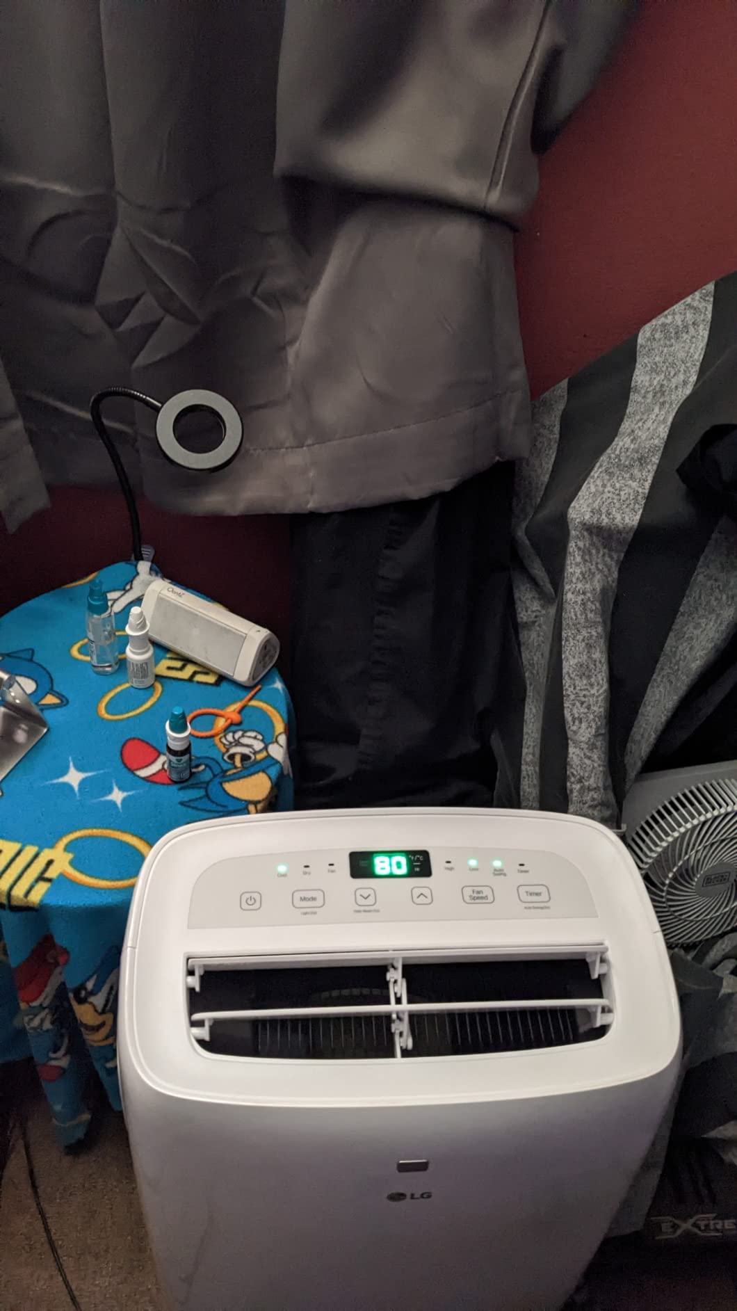 LG 6,000 BTU DOE 8,000 BTU ASHRAE Portable Air Conditioner, 115V, Cools 250 Sq.Ft. (10' x 25' Room Size), Quiet Operation, LCD Remote Control, and Window Installation Kit customer photo 1