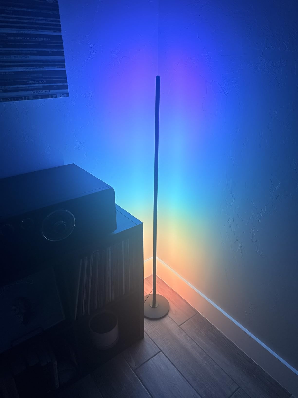 Govee RGBIC Floor Lamp Basic, 1000lm LED Corner Lamp Compatible with SmartThings, Alexa, and Matter, Modern Floor Lamp with Music Sync and 16 Million DIY Colors, Standing Lamp for Bedroom Living Room customer photo 2