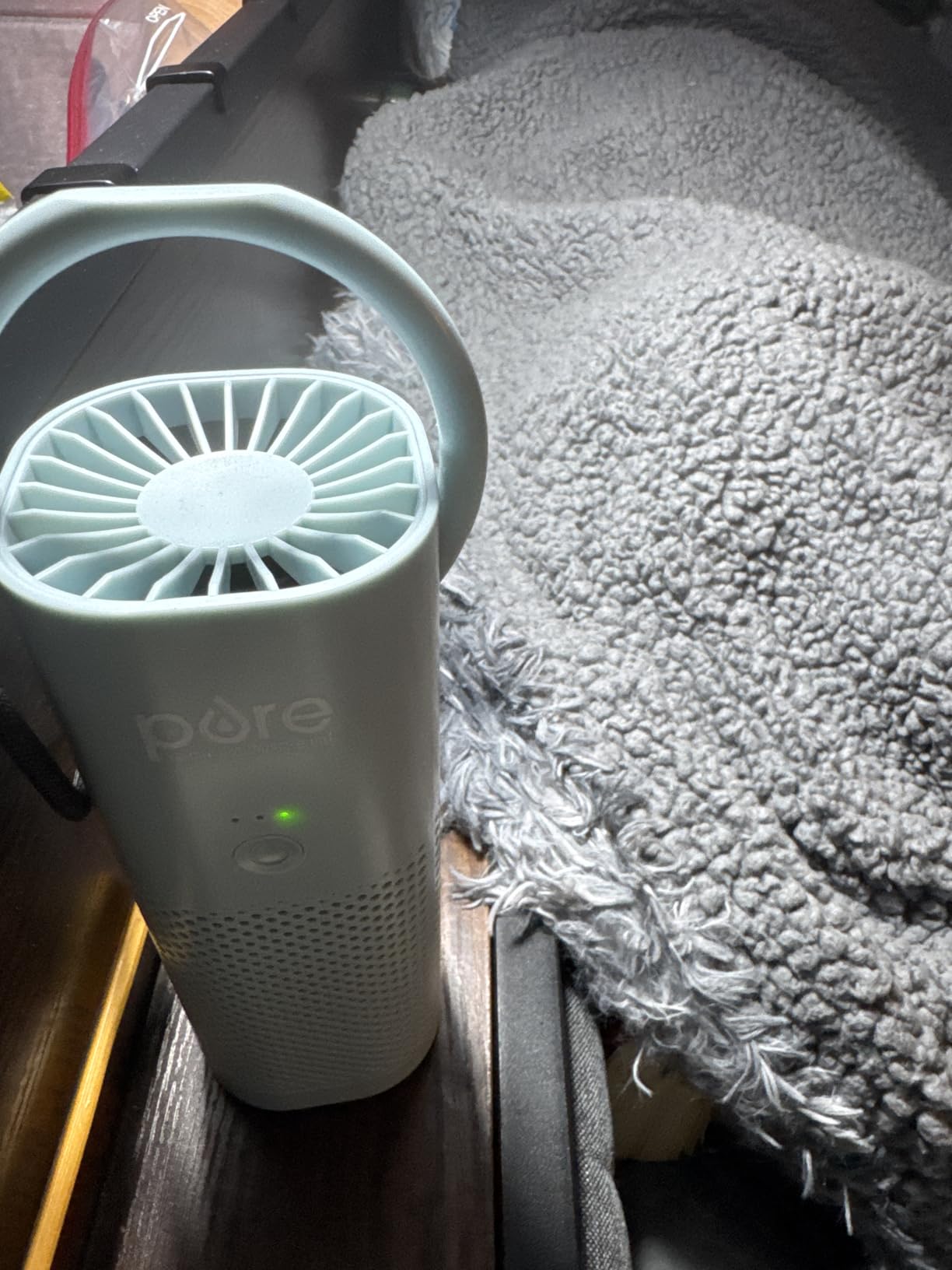 Pure Enrichment PureZone Mini Portable Air Purifier - Cordless True HEPA Filter Cleans Air & Eliminates 99.97% of Dust, Odors, & Allergens Close to You - Cars, School, & Office customer photo 1