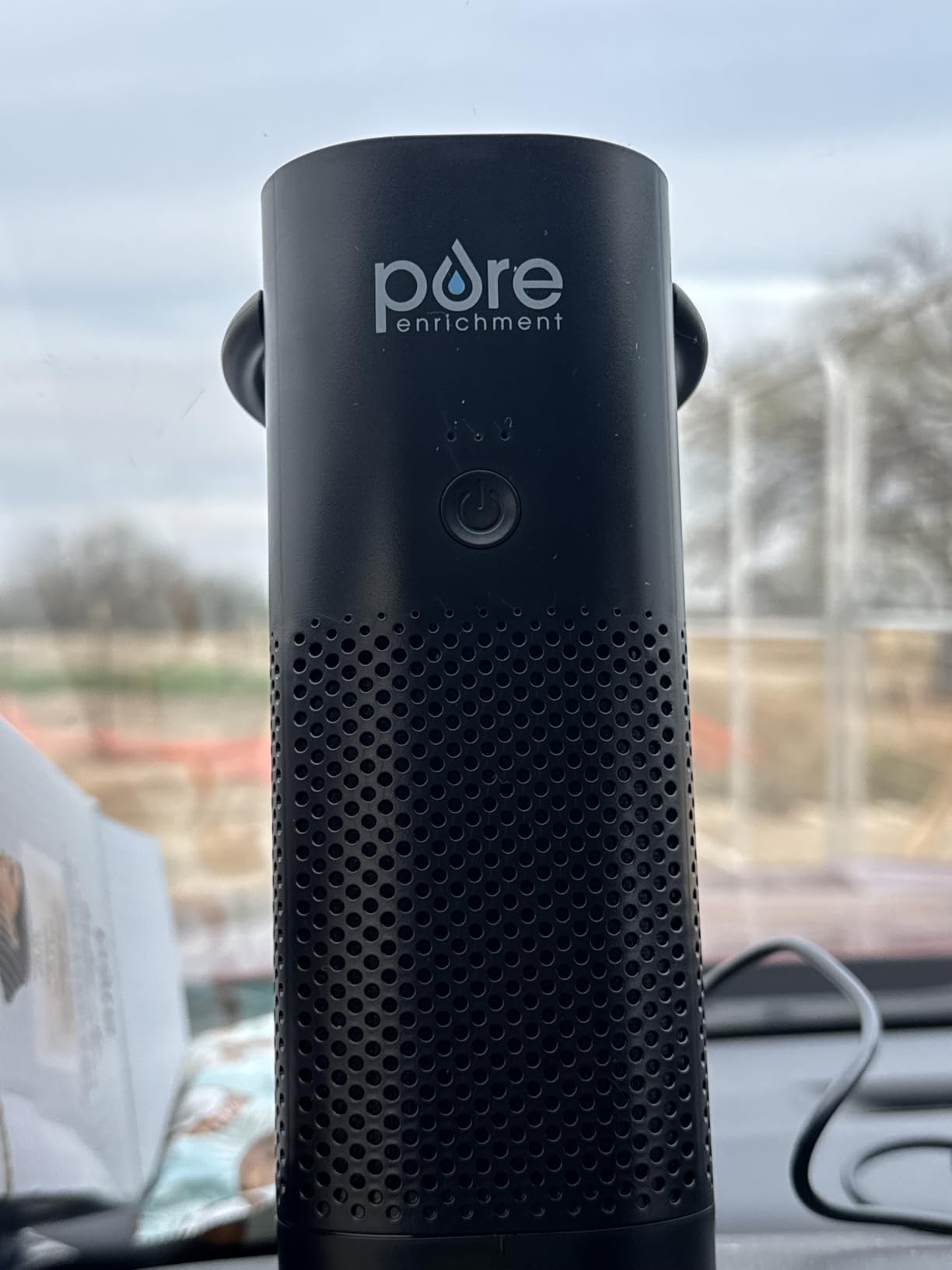 Pure Enrichment PureZone Mini Portable Air Purifier - Cordless True HEPA Filter Cleans Air & Eliminates 99.97% of Dust, Odors, & Allergens Close to You - Cars, School, & Office customer photo 2