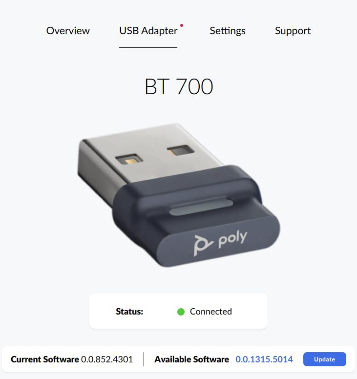 Poly Voyager 4320 UC Wireless Headset + Charge Stand (Plantronics) - Headphones with Boom Mic - Connect to PC/Mac via USB-A Bluetooth Adapter, Cell Phone via Bluetooth - Works with Teams, Zoom &More customer photo 1