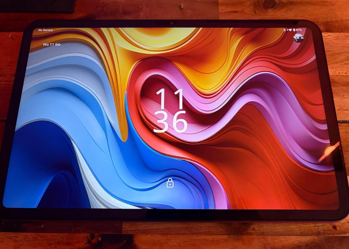 TECLAST T65PLUS 13.4-Inch Android 15 Tablet 2025, 10000mAh/18W Fast Charge, 20GB RAM(8+12)+256GB Storage(1TB TF), 120Hz, Wi-Fi+4G LTE, Dual SIM, GPS,3.5mm Headphone Jack, Elegant Red customer photo 1