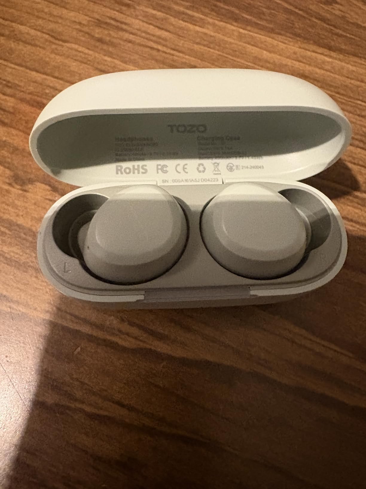 TOZO A1 Wireless Earbuds Bluetooth 5.3 Light Weight in Ear IPX5 Waterproof Headphones 2 Mic for AI Calls, Immersive Premium Sound Bass Headset with Charging Case, 32 Presets EQ Customization via App customer photo 1