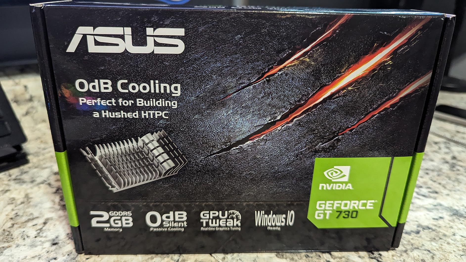 ASUS GeForce GT 730 2GB GDDR5 Low Profile Graphics Card for Silent HTPC Builds (with I/O Port Brackets) customer photo 3
