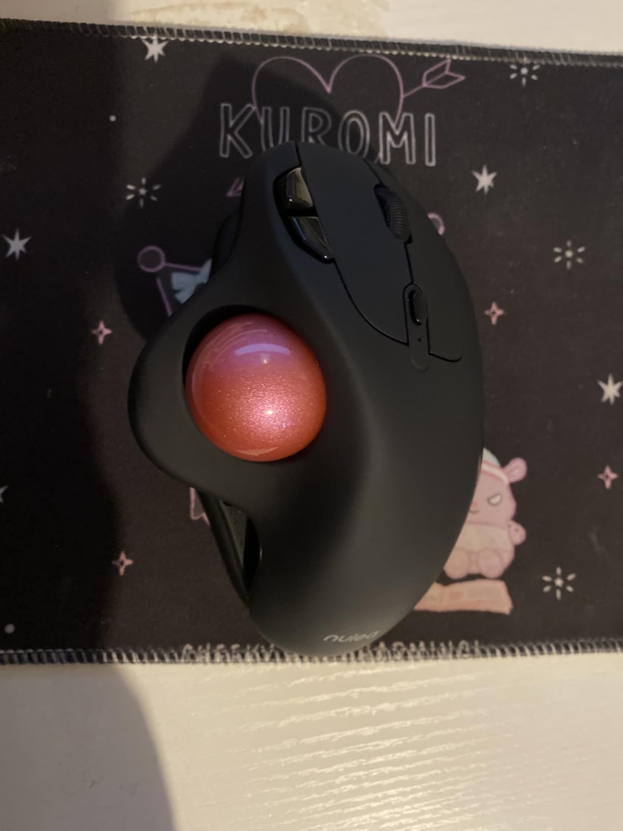 Nulea M501 Wireless Trackball Mouse, Rechargeable Ergonomic, Easy Thumb Control, Precise & Smooth Tracking, 3 Device Connection (Bluetooth or USB Receiver), Compatible for PC, Laptop, Mac, Windows customer photo 2