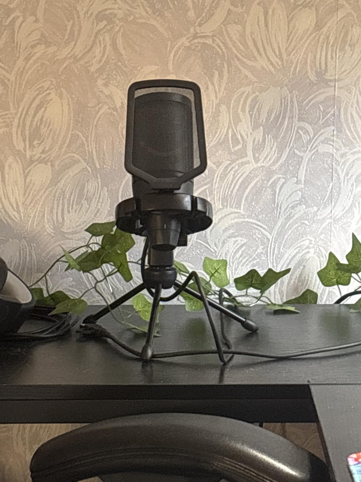 FIFINE Gaming USB Microphone for PC PS5, Condenser Mic with Quick Mute, RGB Indicator, Tripod Stand, Pop Filter, Shock Mount, Gain Control for Streaming Discord Twitch Podcasts Videos- AmpliGame customer photo 1