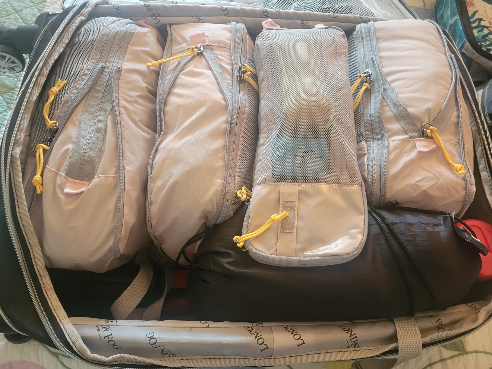 6 Set /4 Set/2 Set Compression Packing Cubes for Travel, Lightweight Luggage Organizer Bags, Durable Space Saver Bags Travel Essentials customer photo 1