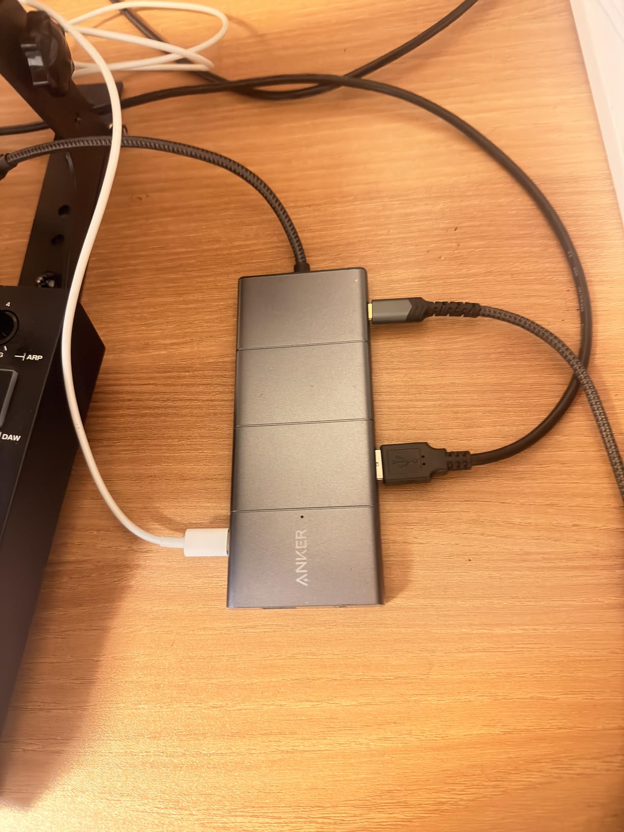 Anker USB C Hub, 11-in-1 Docking Station Dual Monitor, 10 Gbps USB-C and USB-A Data Ports, 4K HDMI and DisplayPort, 85W Power Delivery, 2 Data Ports, Ethernet, for XPS customer photo 2