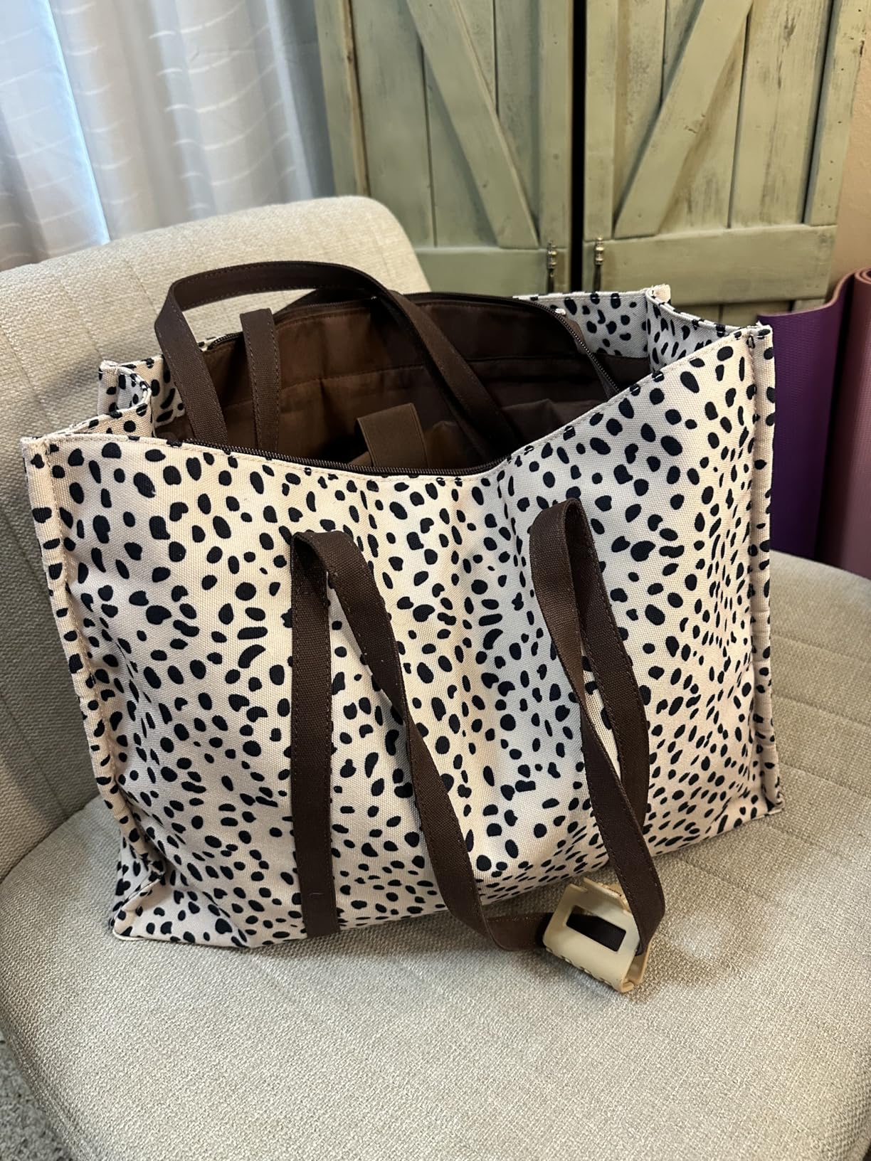 Laptop Tote Bag for Women Work 15.6 inch Canvas Shoulder Bags Computer Messenger Purse Teacher Handbag Office Briefcase customer photo 1