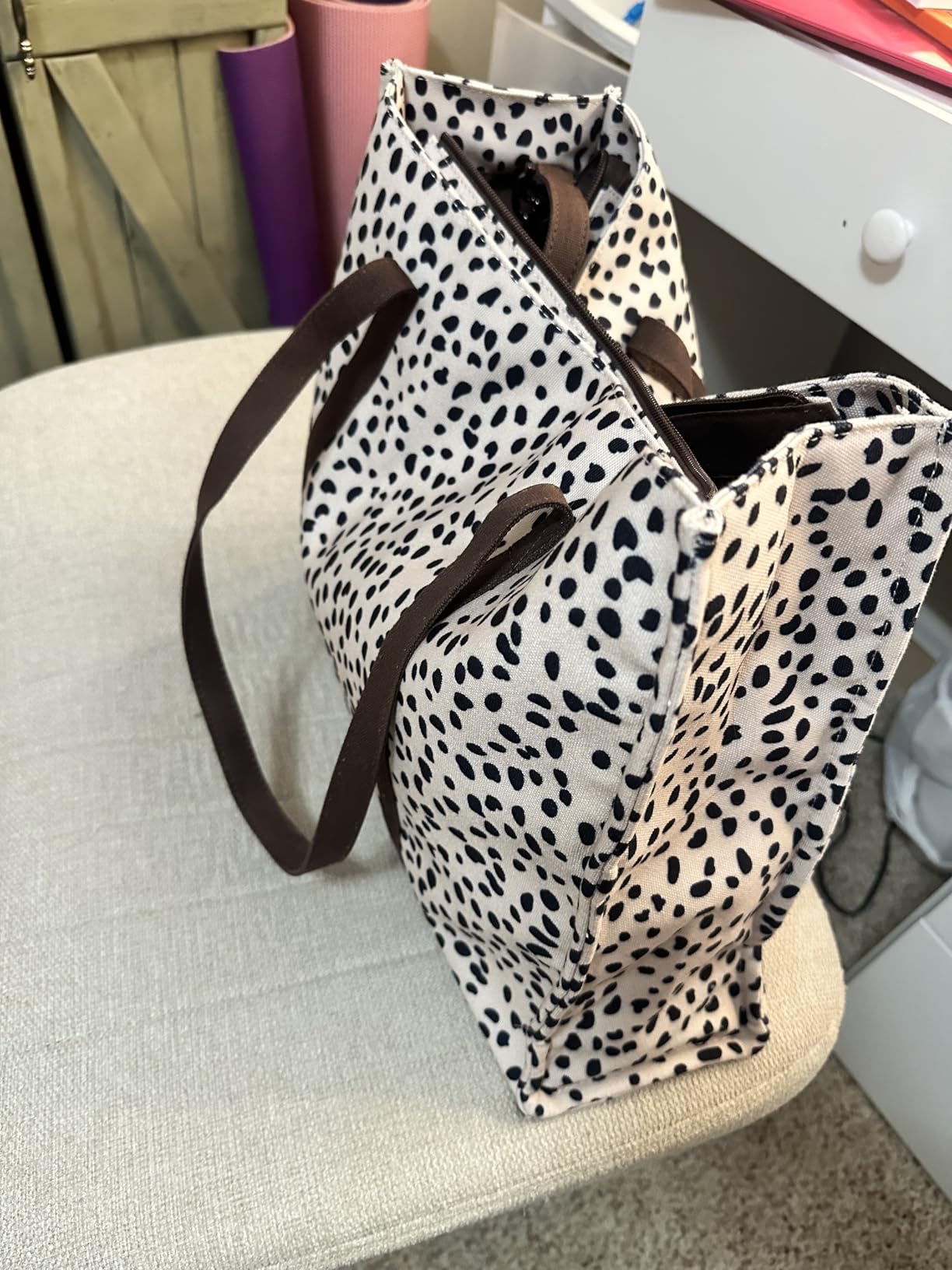 Laptop Tote Bag for Women Work 15.6 inch Canvas Shoulder Bags Computer Messenger Purse Teacher Handbag Office Briefcase customer photo 2
