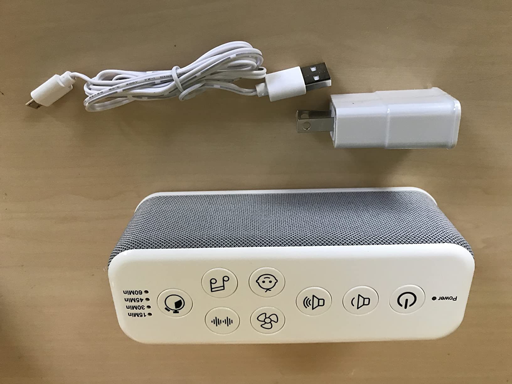 OnLyee White Noise Machine for Office Privacy & Noise Canceling, USB Rechargeable Sound Machine for Sleeping Adults, 42 Soothing Sounds, Lullabies, Fan Sounds, Auto-Off Timer - Ideal for Sleep & Focus customer photo 2