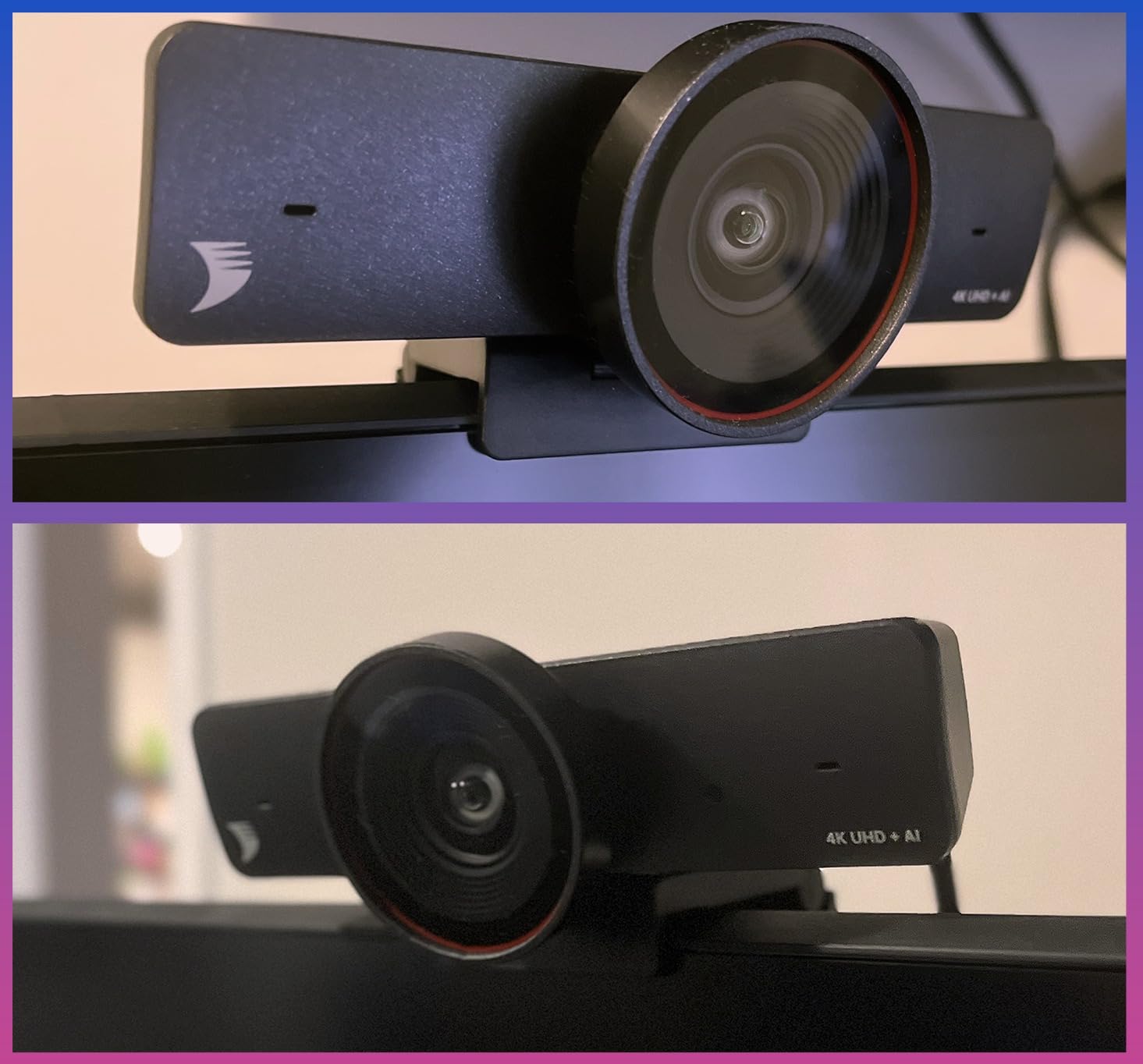 WYRESTORM 4K AI Tracking Conference Webcam, Auto Framing & Presenter Tracking, 120° Wide Angle, Dual Noise Cancelling Mics, Privacy Cover, USB Plug & Play, Zoom Certified for Teams Meeting Rooms customer photo 1