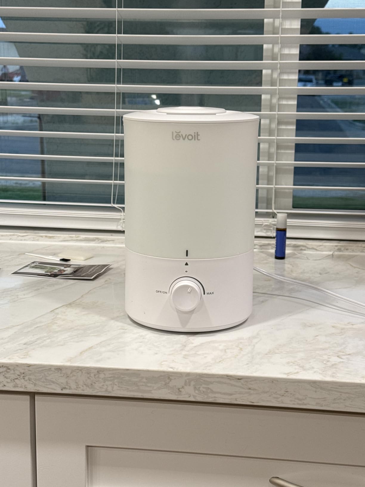 LEVOIT Humidifiers for Bedroom - 3L Water Tank, Cool Mist Top Fill Essential Oil Diffuser 25Watt customer photo 1