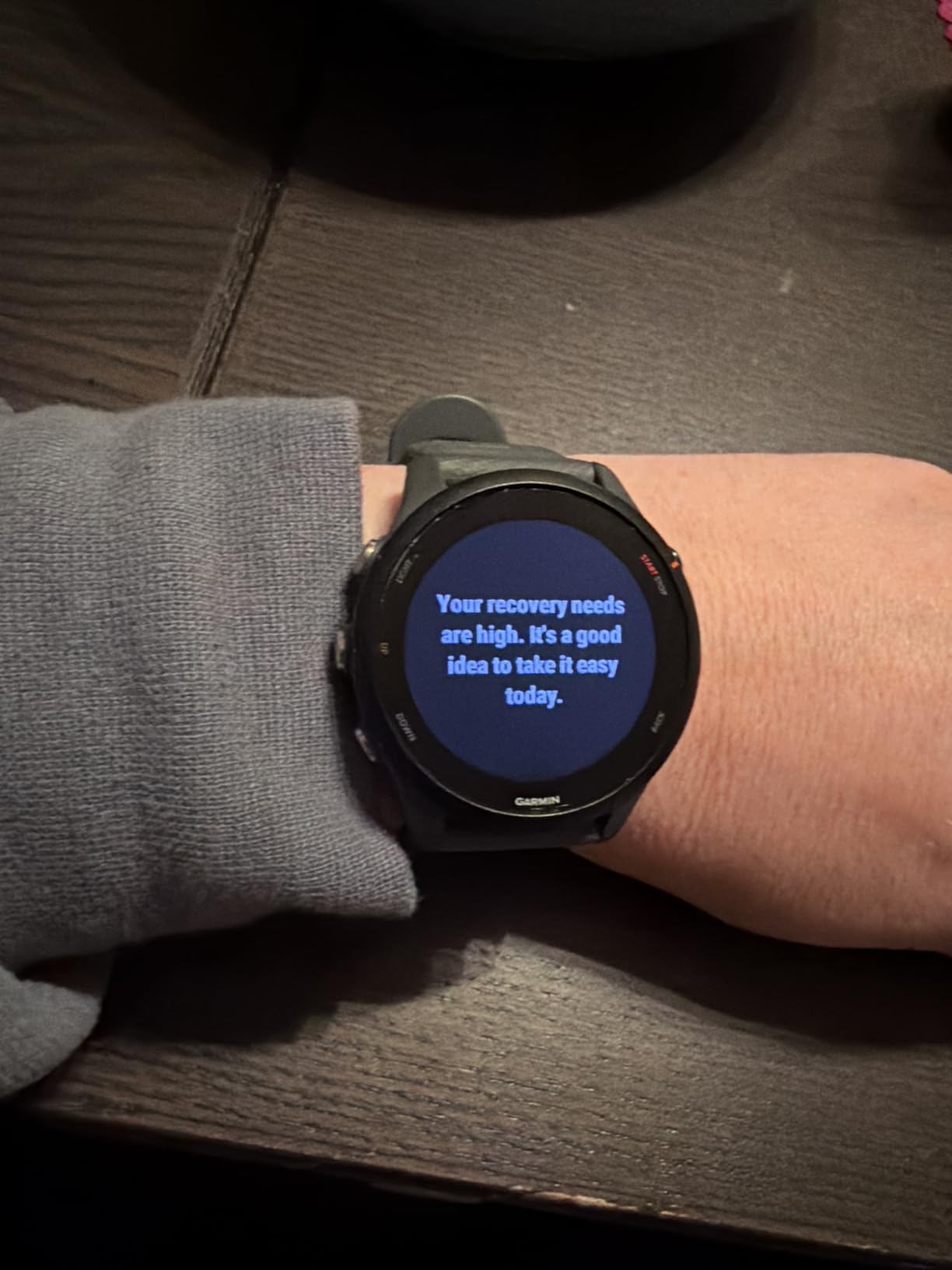 Garmin Forerunner 255, GPS Running Smartwatch, Advanced Insights, Long-Lasting Battery, Slate Gray customer photo 2