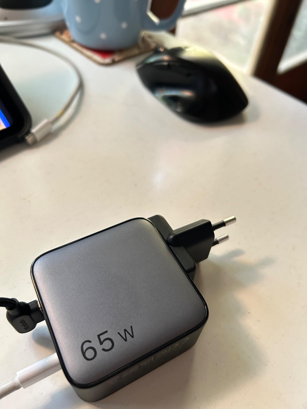 UGREEN 65W USB C Travel Adapter, Foladable Fast GaN Charger with US/UK/EU 3 Plugs, 3-Port International Power Adapter for MacBook Air/Pro, Dell XPS, iPhone 17/16/15, iPad, Galaxy S25/S24, Steam Deck customer photo 1