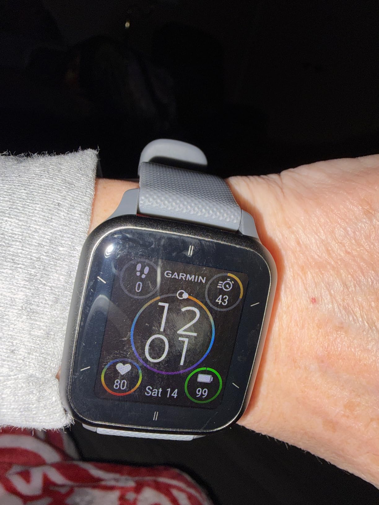 Venu® Sq 2 GPS Smartwatch - AMOLED Display, All-Day Health Monitoring, Long Battery Life, Activity & Heart Rate Tracker, Slate and Shadow Gray customer photo 2