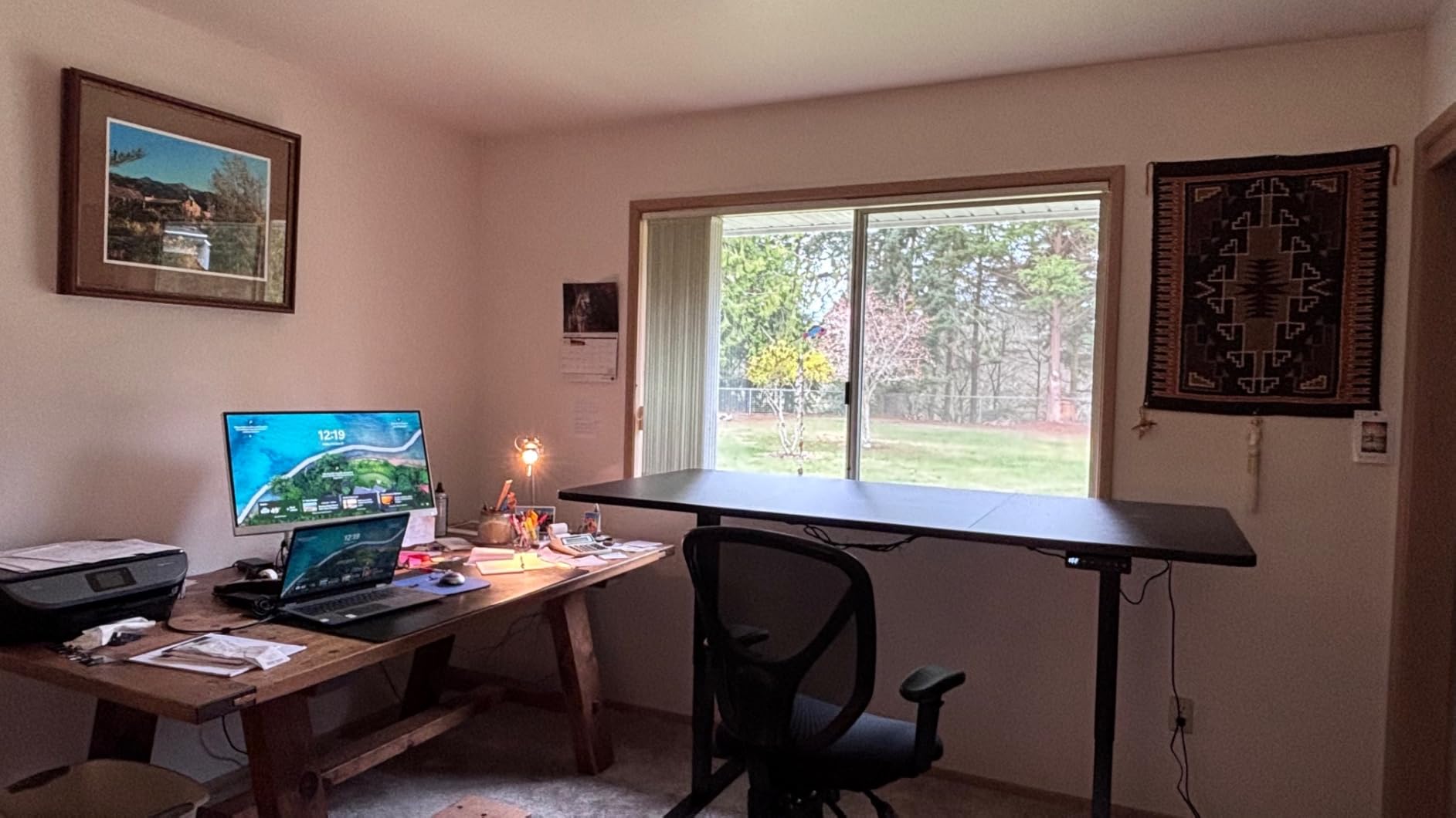 VIVO Electric 71 x 30 in Dual Motor Sit Stand Desk, Memory Height Adjustment, 2B Series, White Top White Frame, DESK-KIT-2W7W customer photo 1