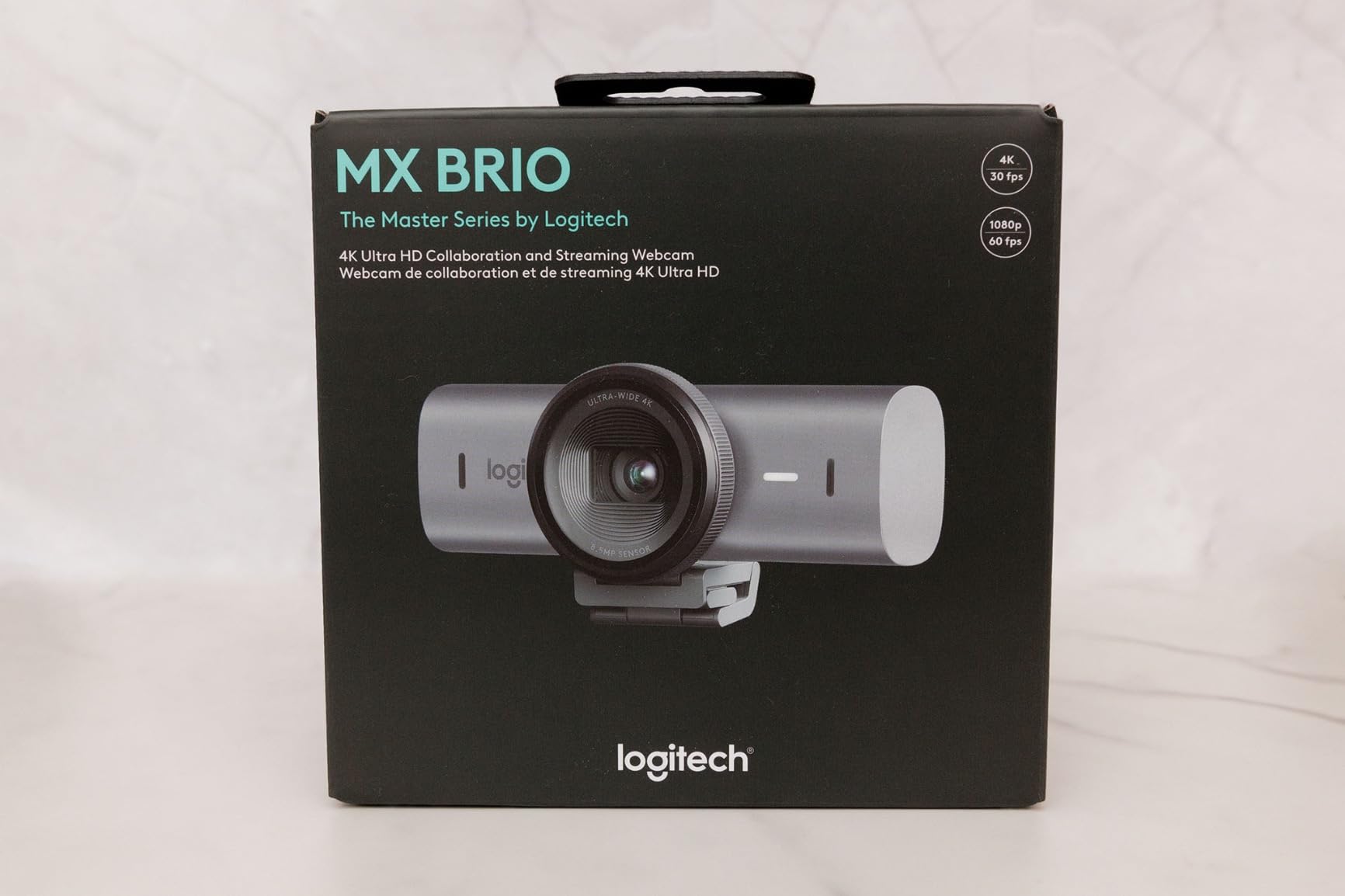 Logitech MX Brio Ultra HD 4K Webcam for Collaboration and Streaming, 1080p 60 FPS, Show Mode, Works with Microsoft Teams, Zoom, Google Meet, Nintendo Switch 2, Graphite customer photo 2