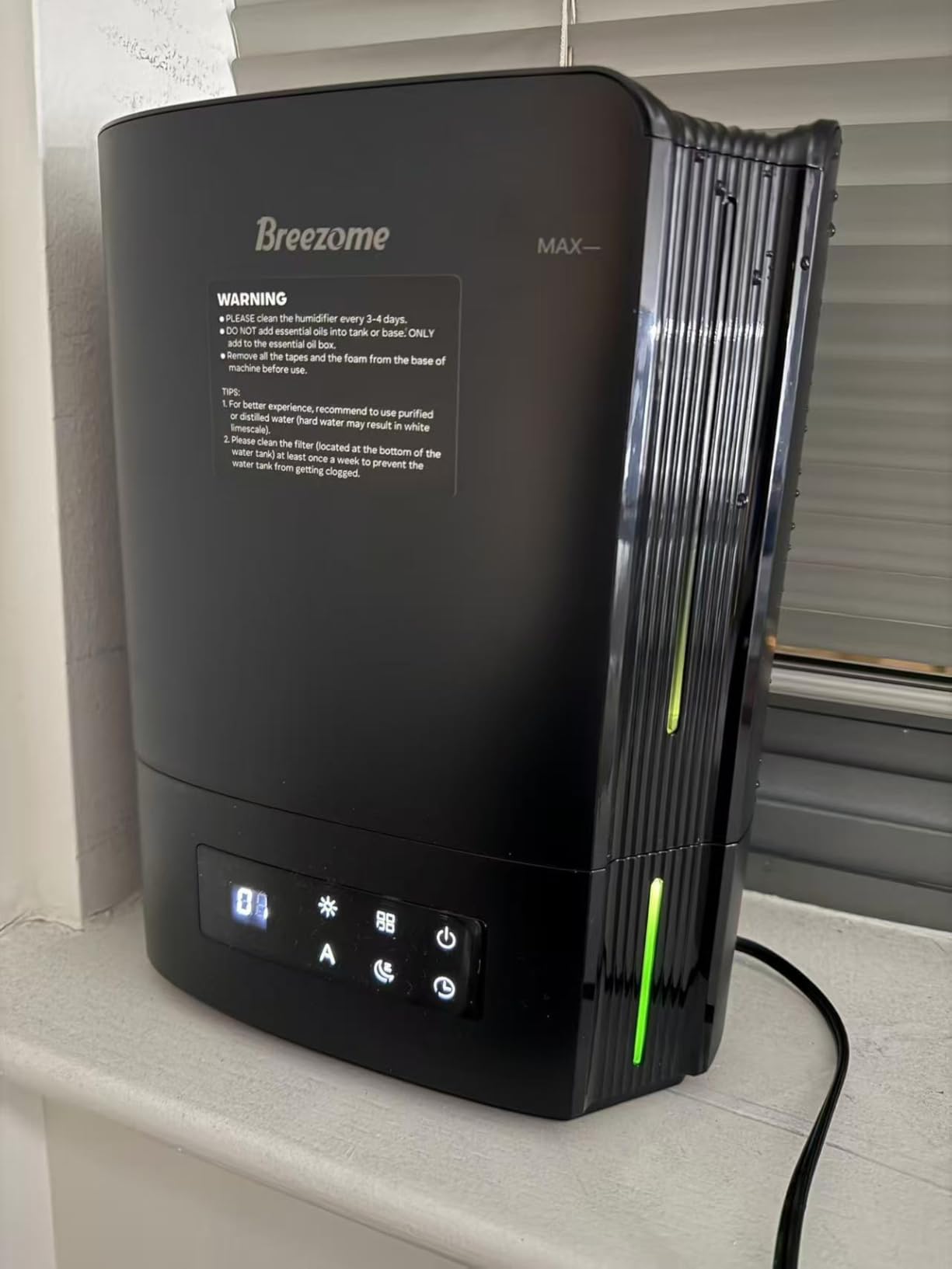 BREEZOME 6L Humidifiers for Bedroom Large Room & Essential Oil Diffuser, Ultrasonic Top Fill Cool Mist, 60 Hours, Smart Humidistat customer photo 2