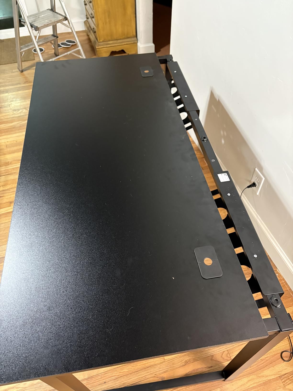 SHW 55-Inch Commercial-Grade Office Computer Desk, Black customer photo 2