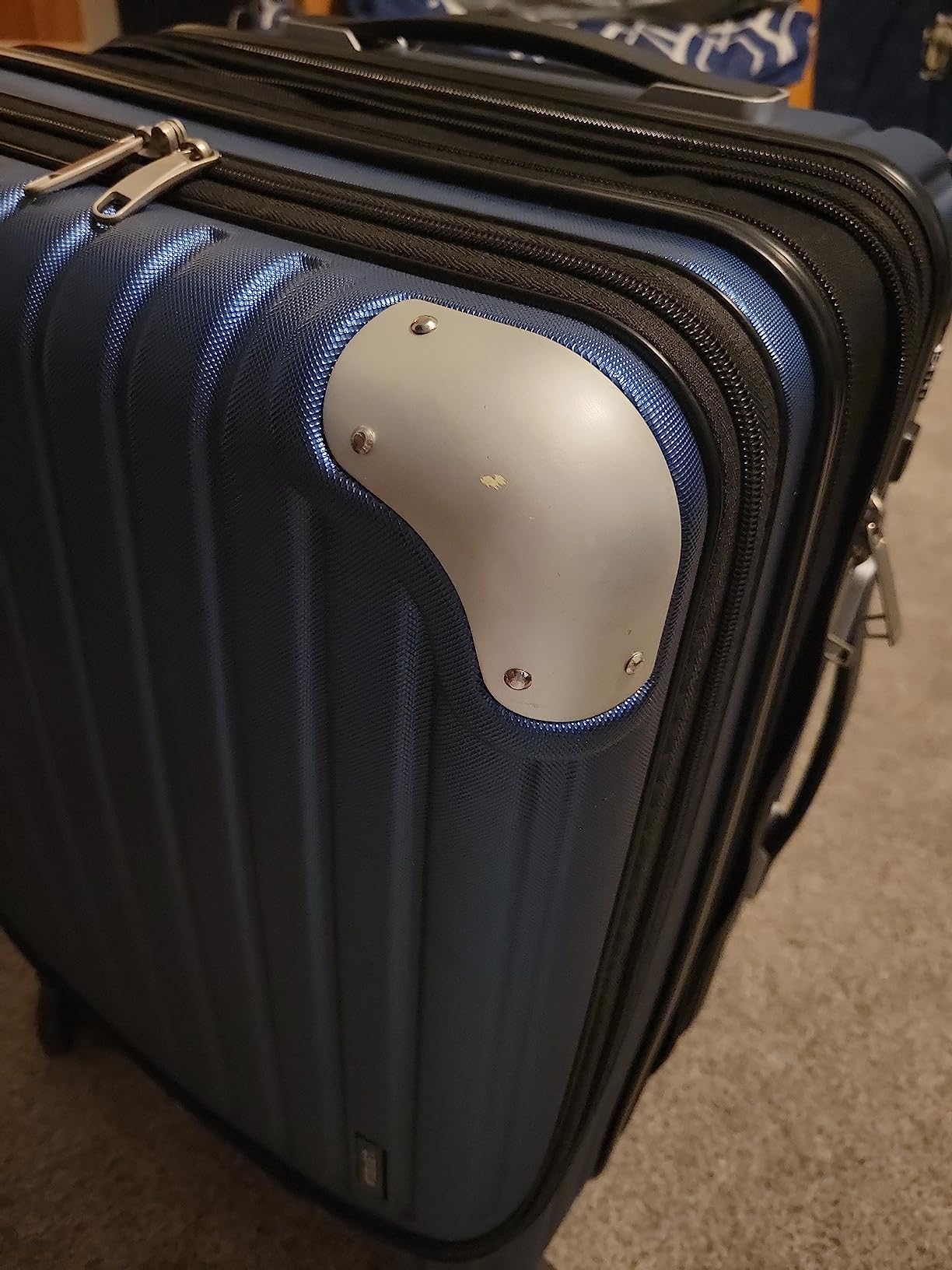 LEVEL8 Grace Carry on Luggage with Front Compartment, 20 Inch Expandable Hardside Suitcases with Wheels, Abs+Pc Harshell Spinner Luggages with Tsa Lock, Travel Bag for Women Men, Champagne customer photo 2