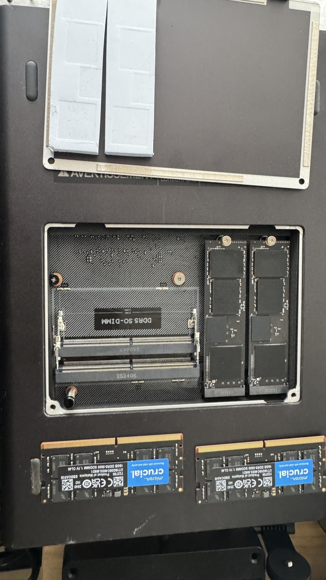 Crucial 32GB DDR5 RAM Kit (2x16GB), 5600MHz (or 5200MHz or 4800MHz) Laptop Memory 262-Pin SODIMM, Compatible with Intel Core and AMD Ryzen 7000, Black - CT2K16G56C46S5 customer photo 2