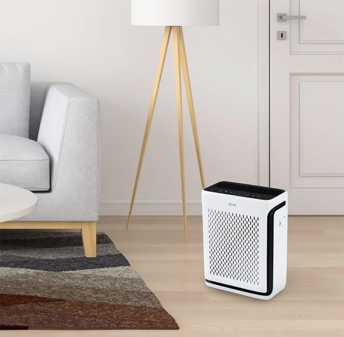 LEVOIT Air Purifier for Home Large Room Up to 1073Ft² with Air Quality Monitor, AHAM VERIFIDE, Smart WiFi, Washable Pre-Filter, HEPA Sleep Mode for Pets, Allergies, Dust, Pollen, Vital 100S-P, White customer photo 2