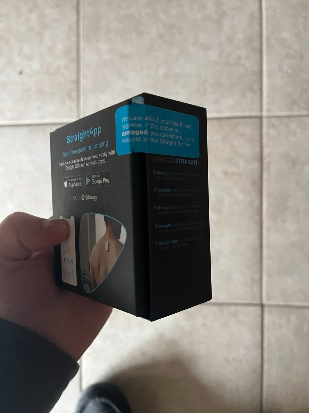 Kodgem Straight Posture Corrector Trainer for Women & Men - Updated Intelligent Posture Trainer - Upper Back Brace Smart Straightener Office Work Support customer photo 1