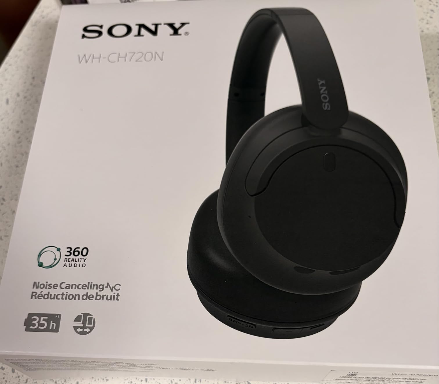 Sony WH-CH720N Noise Canceling Wireless Headphones Bluetooth Over The Ear Headset with Microphone and Alexa Built-in, Black New customer photo 1