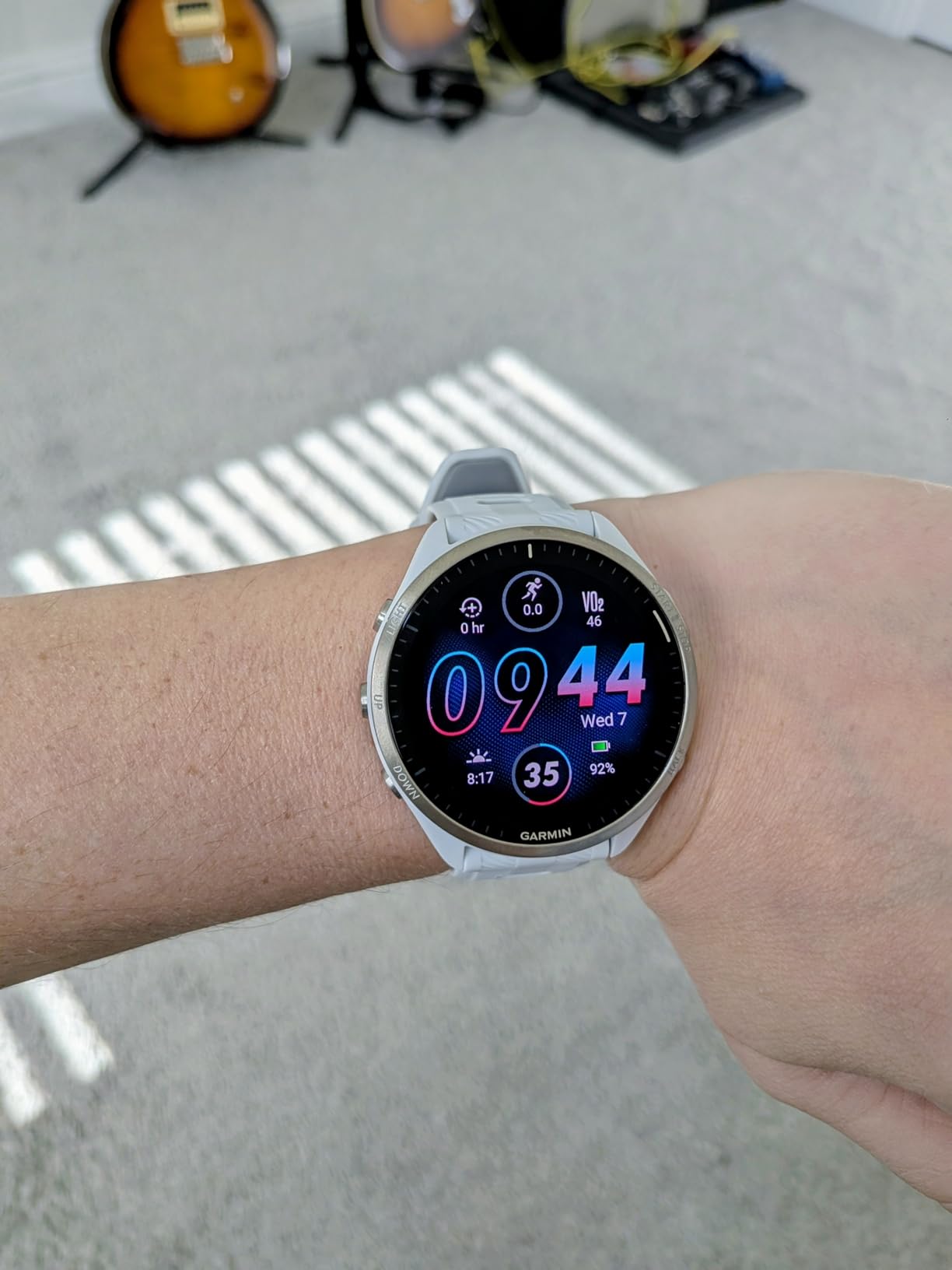 Forerunner® 965 Running Smartwatch, Colorful AMOLED Display, Training Metrics and Recovery Insights, Black and Powder Gray, 010-02809-00 customer photo 1