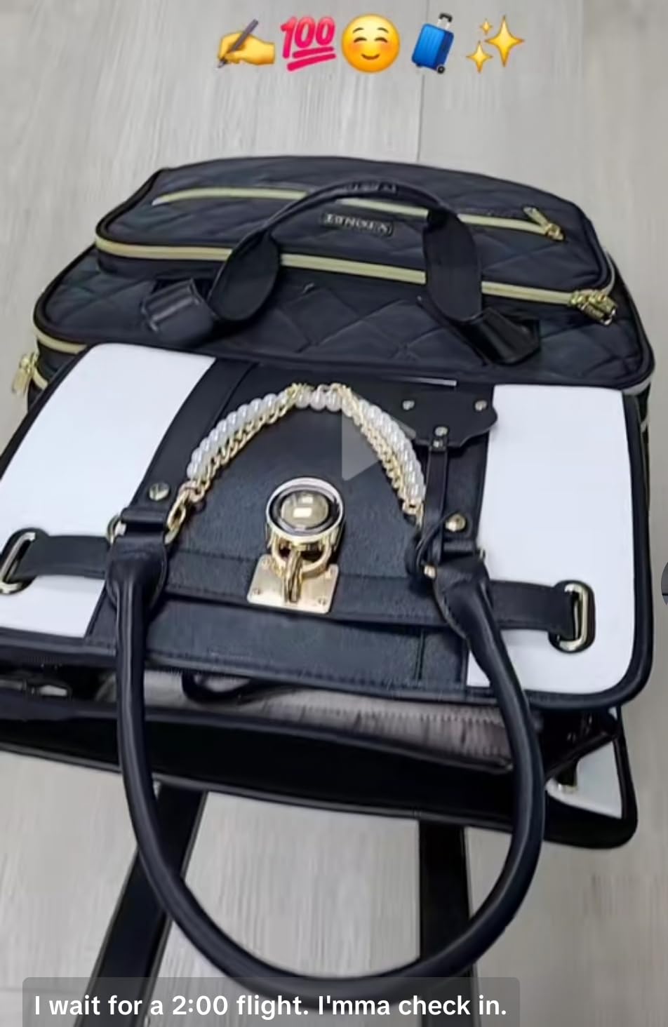 Ytonet Rolling Laptop Bag Women, Rolling Briefcase for Women, 17.3 Inch Laptop Bag with Wheels Rolling Computer Bag Laptop Case for Work Travel College Business Wife Mom Teacher, Black customer photo 1