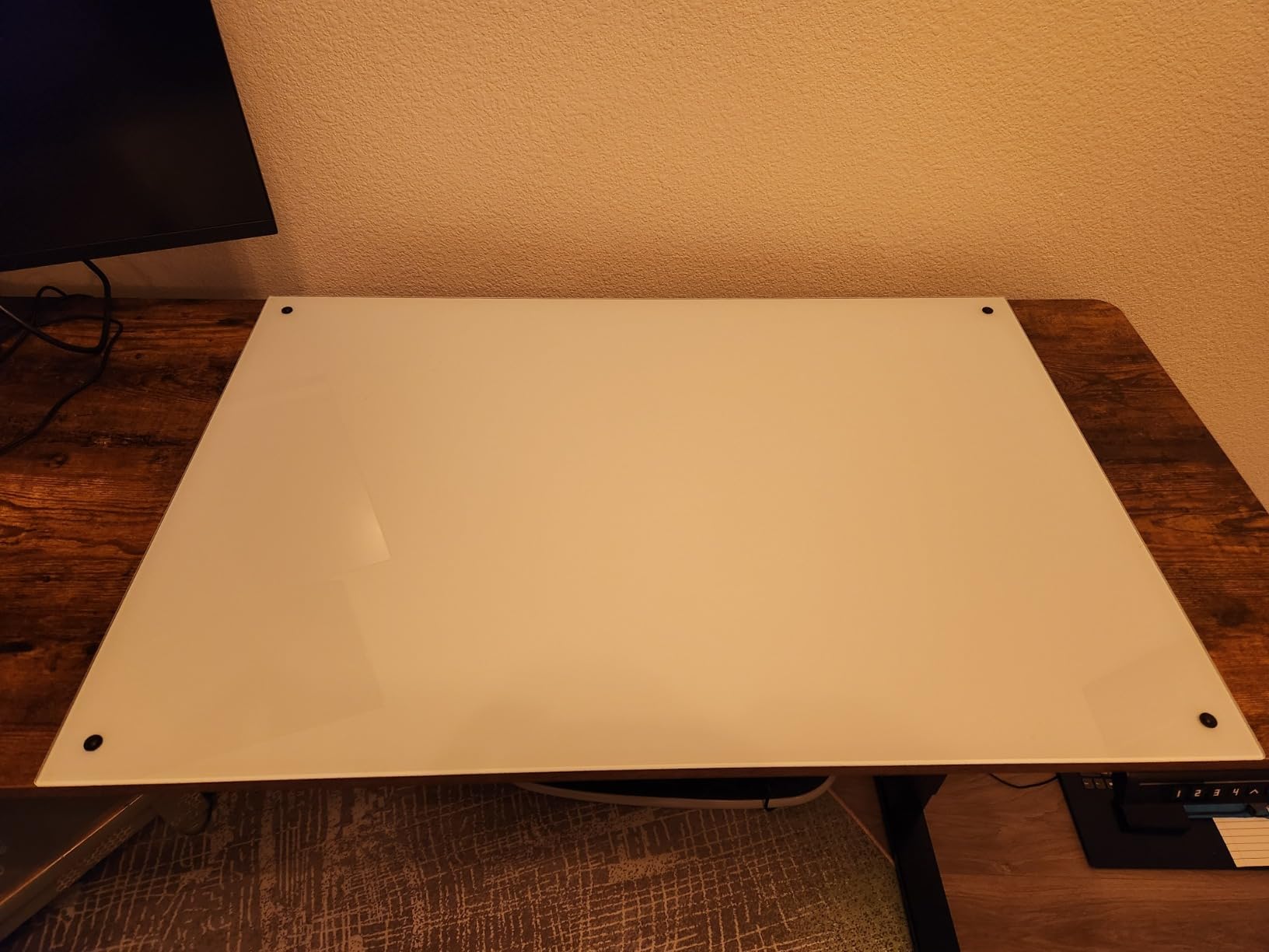 Magnetic Glass Whiteboard for Wall, 36