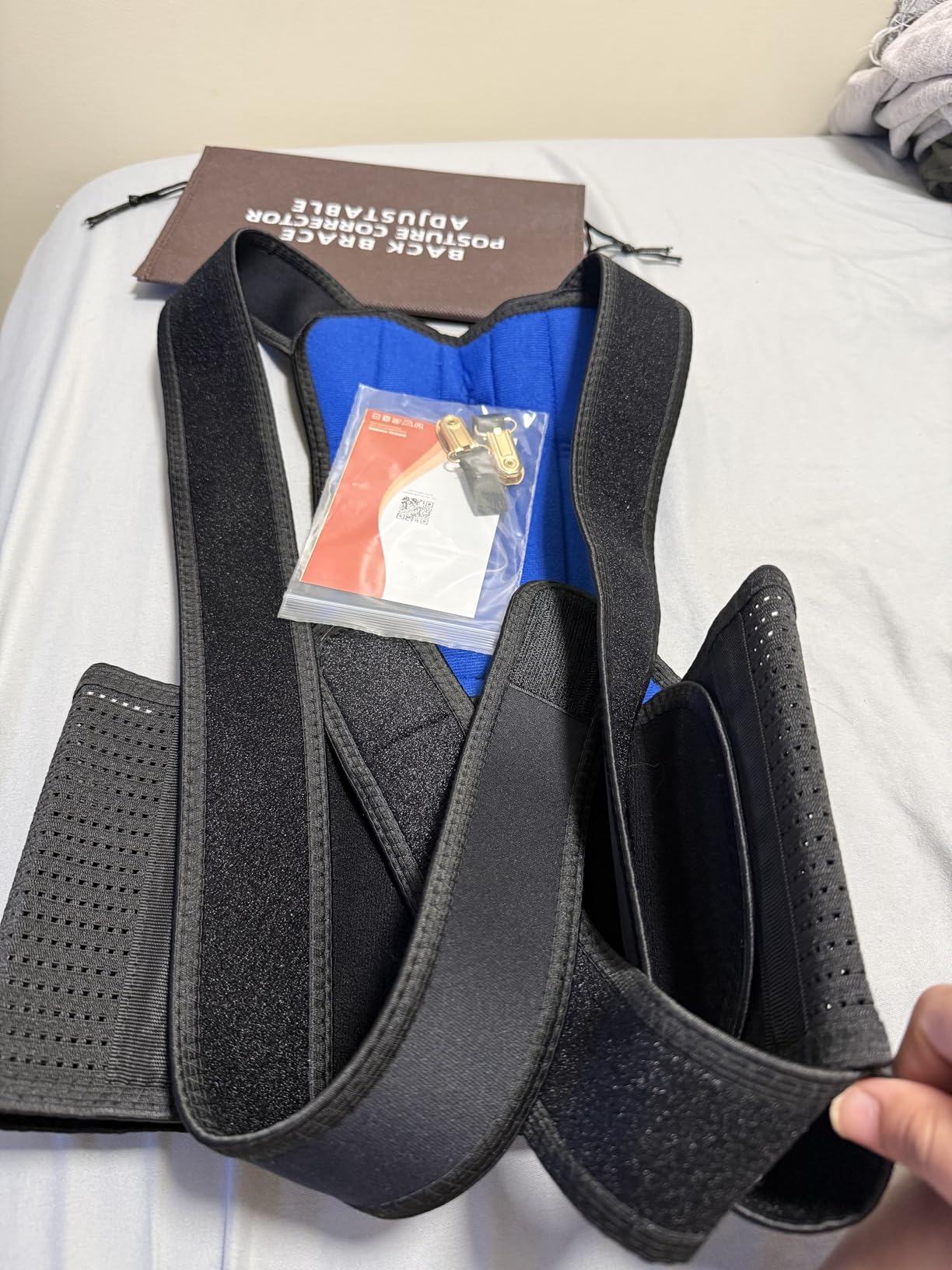 Upgraded Posture Corrector Back Brace for Men and Women, New Version Lumbar Support for Posture Improving and Pain Relief, Full Back Support for Neck, Shoulder, Waist Pain customer photo 1