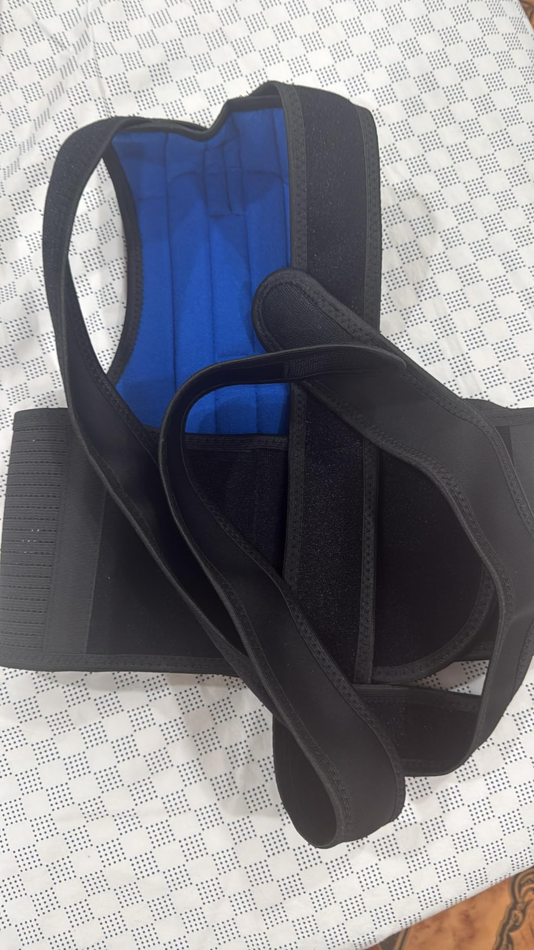 Upgraded Posture Corrector Back Brace for Men and Women, New Version Lumbar Support for Posture Improving and Pain Relief, Full Back Support for Neck, Shoulder, Waist Pain customer photo 2