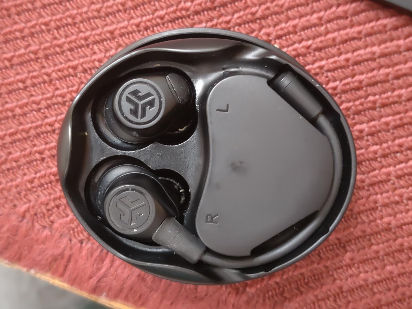 JLab Work Buds in-Ear True Wireless Headset with Detachable Noise-Canceling Boom Mic, Black, Long 55+ Total Hours Playtime, Bluetooth Multipoint, USB-C Charging Dock customer photo 1