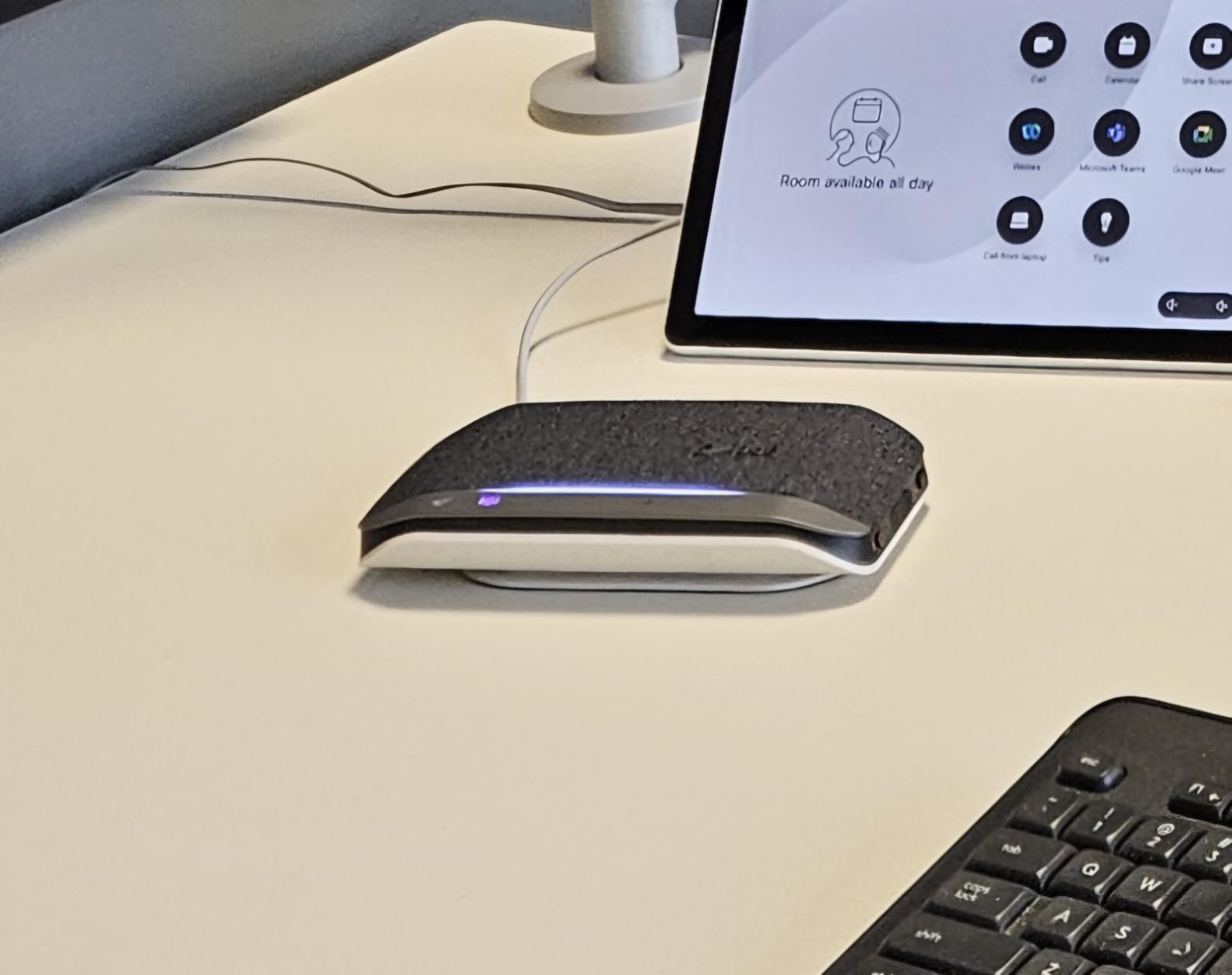 Poly Sync 20+ Personal Portable Bluetooth Speakerphone (Plantronics) - Noise/Echo Reduction - USB-C Bluetooth Adapter - Works w/Teams (Certified), Zoom, PC, Mac, Mobile - Amazon Exclusive customer photo 1