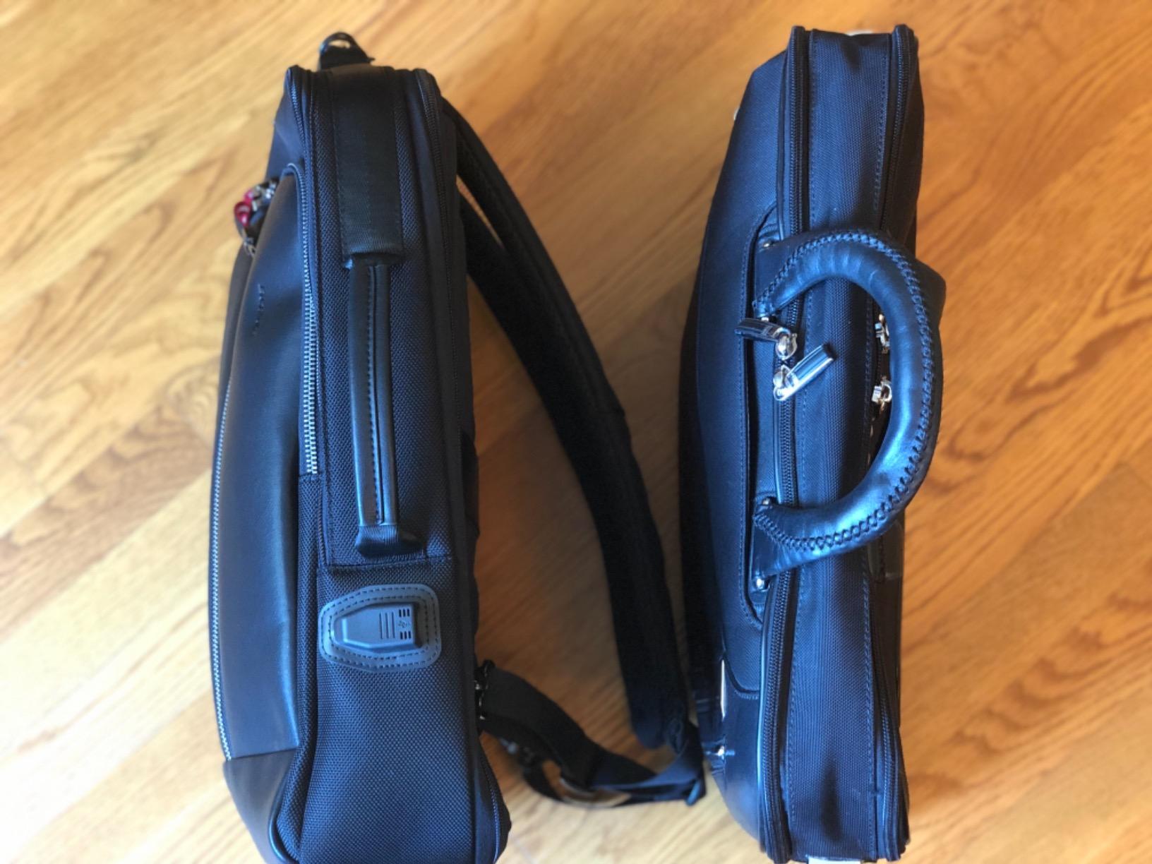 BOPai Genuine Leather Backpack for Men Multi-Function 15.6 inch Laptop Premium Executive Business Travel Friendly Smart Rucksack Anti Theft Large Capacity Office Classic Black customer photo 1