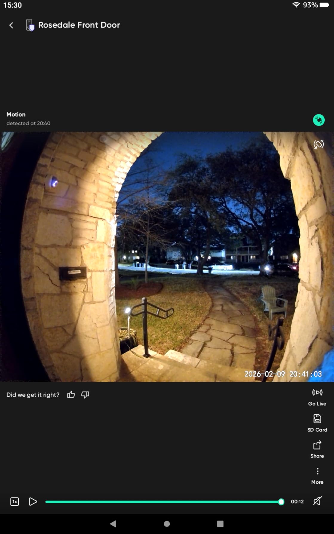 WYZE Wired Doorbell Camera v2(existing doorbell Wiring Required), 2K Security Video Doorbell, Color Night Vision, 2-Way Audio, Package Monitor, Works with Alexa & Google Assistant. Free Expert Setup customer photo 1